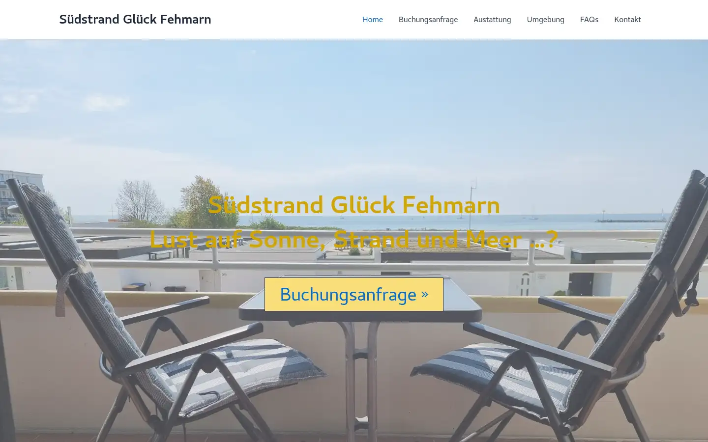 Screenshot of suedstrand-glueck.de