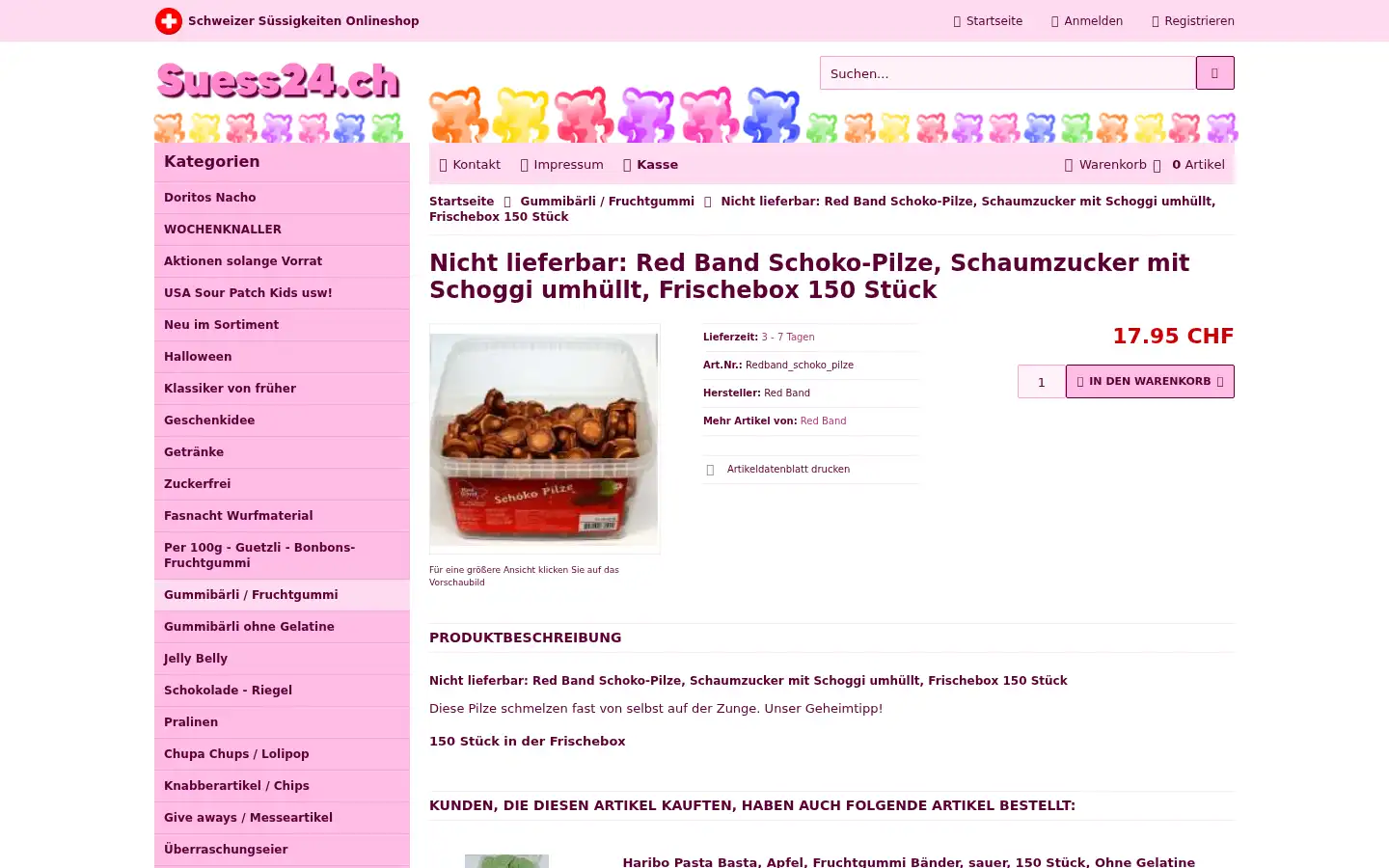 Screenshot of suess24.ch