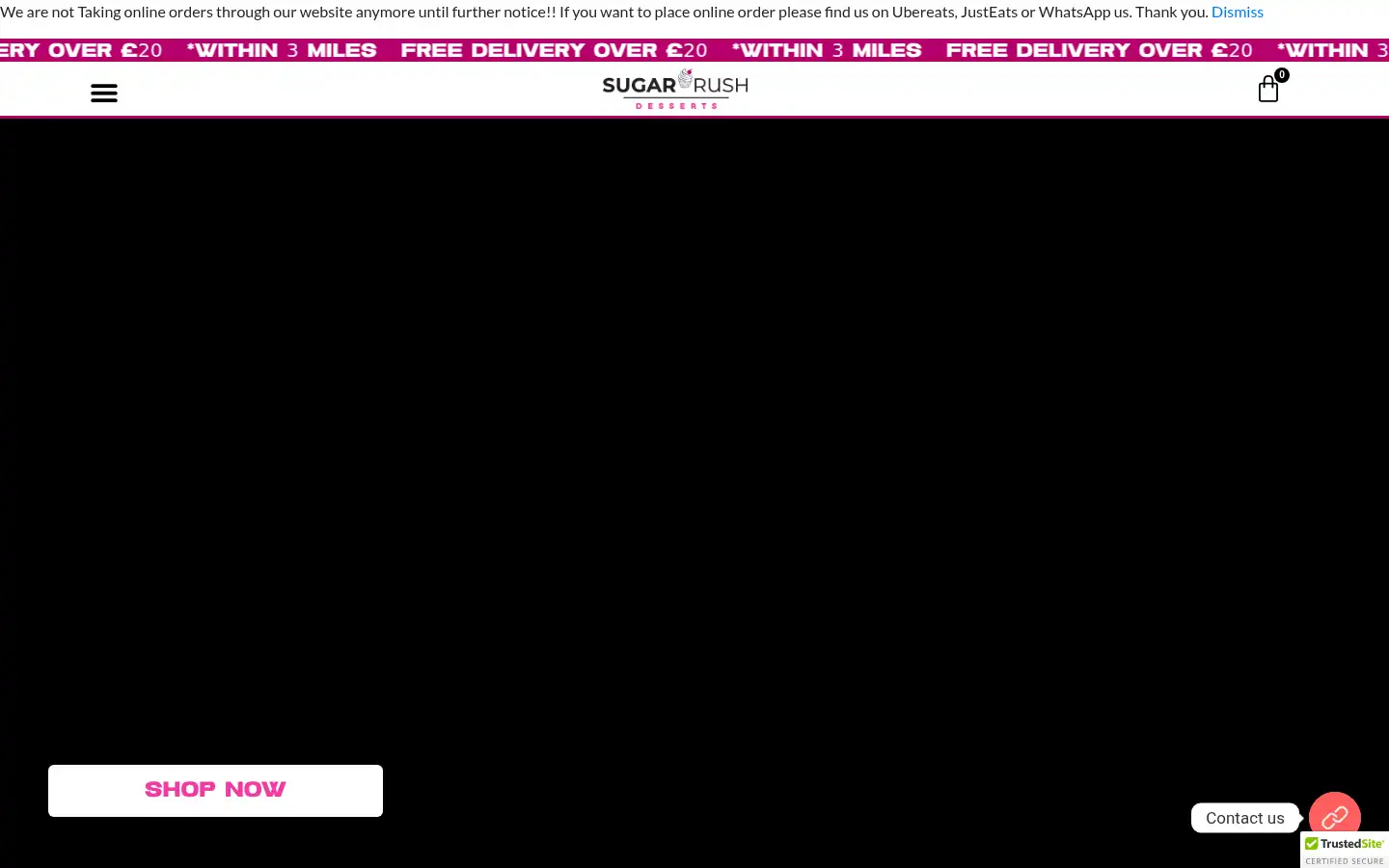 Screenshot of sugar-rush.co.uk