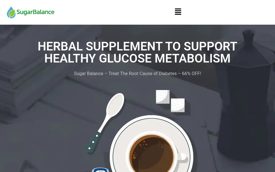 Screenshot of sugarbalance.org
