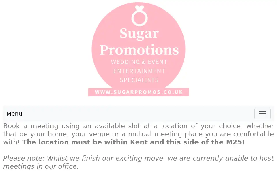 Screenshot of sugarpromos.co.uk