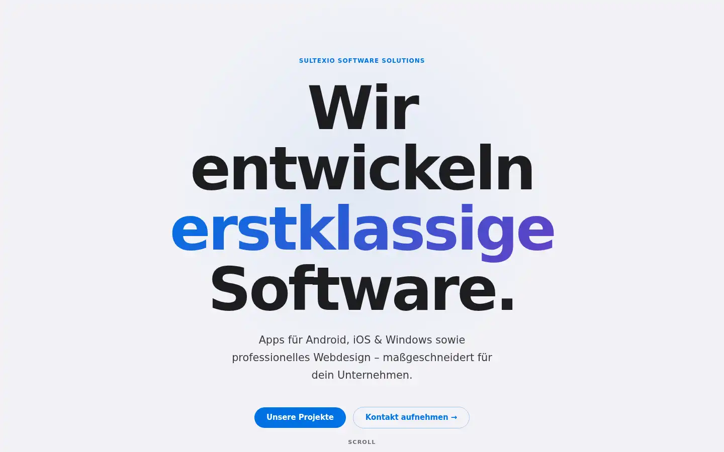 Screenshot of sultexio.de