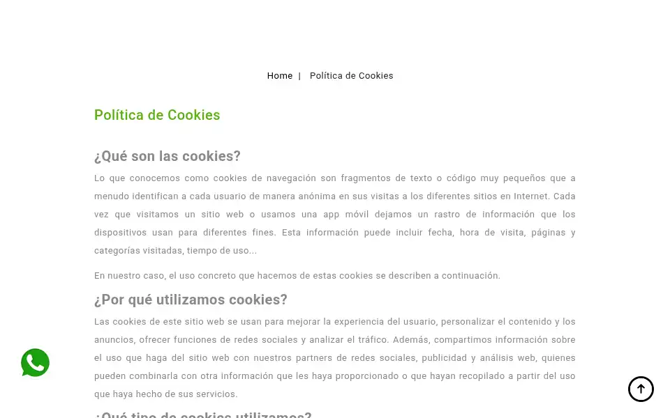 Screenshot of suministrosdelsol.com
