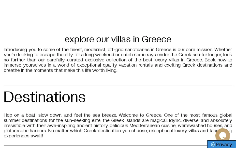 Screenshot of summer-escapes.com