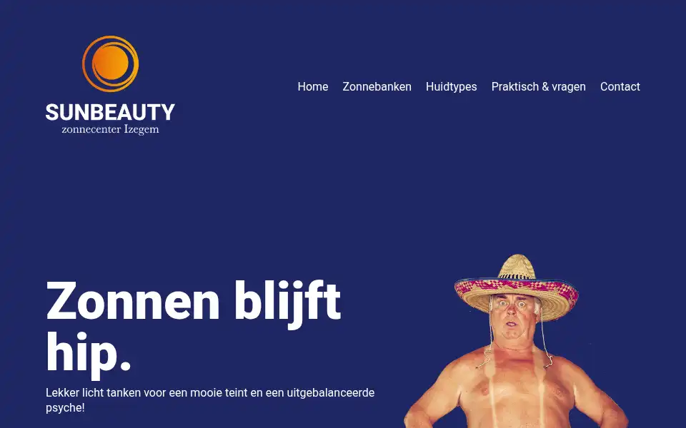 Screenshot of sunbeauty.be