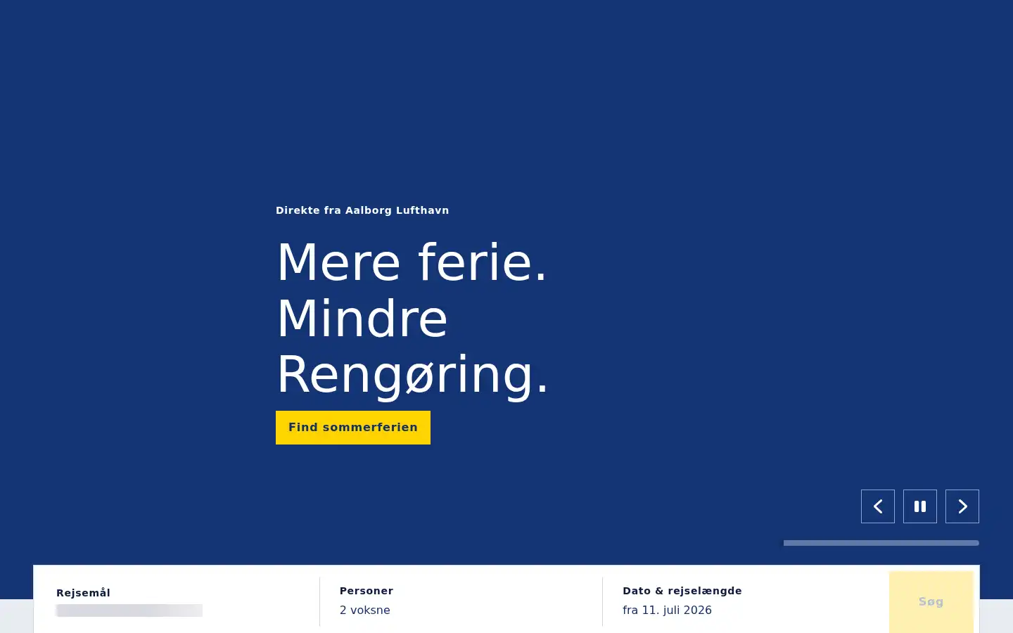 Screenshot of suncharter.dk