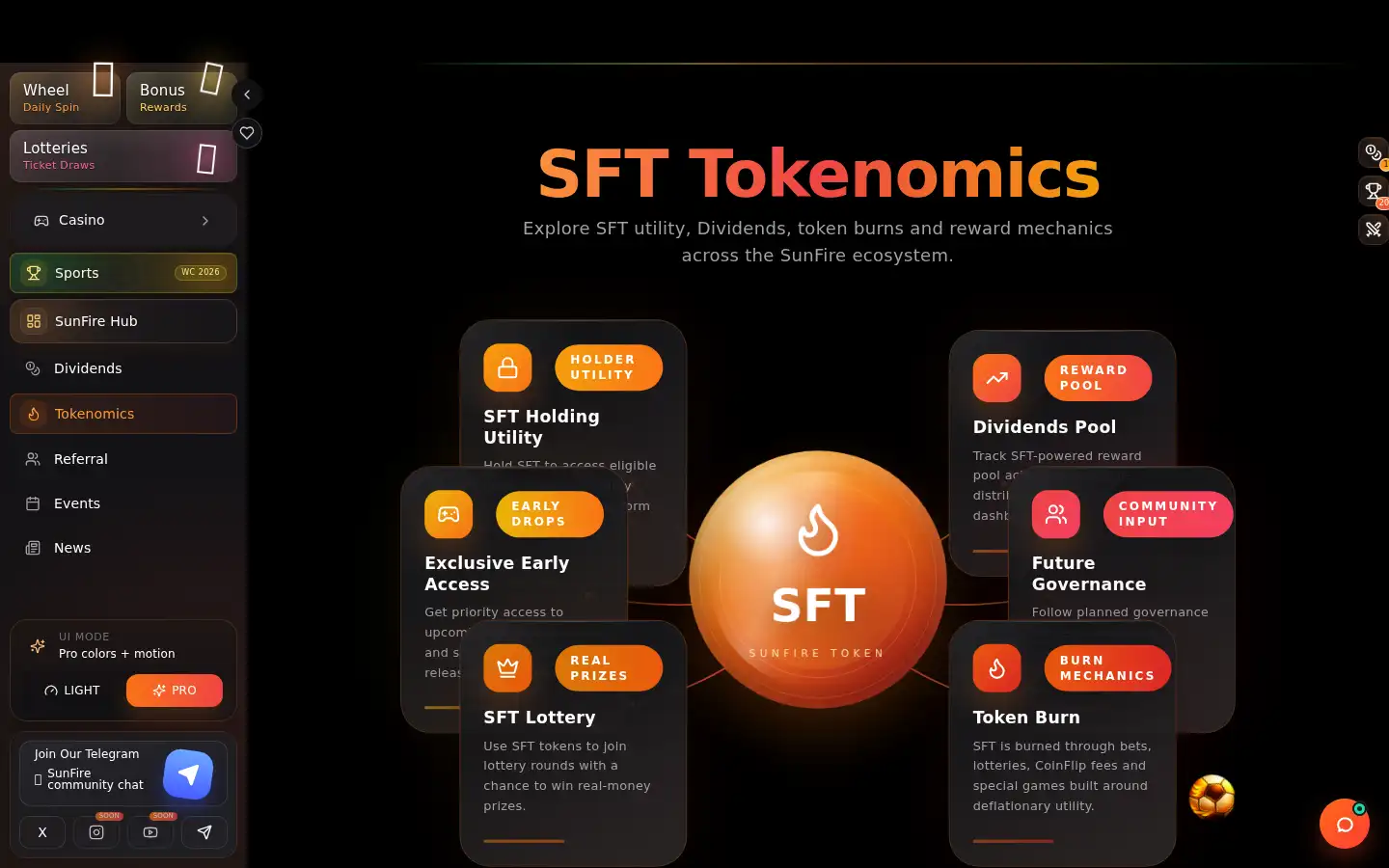 Screenshot of sunfirecasino.com