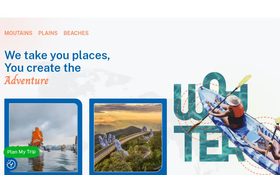 Screenshot of sungetawaystravel.com