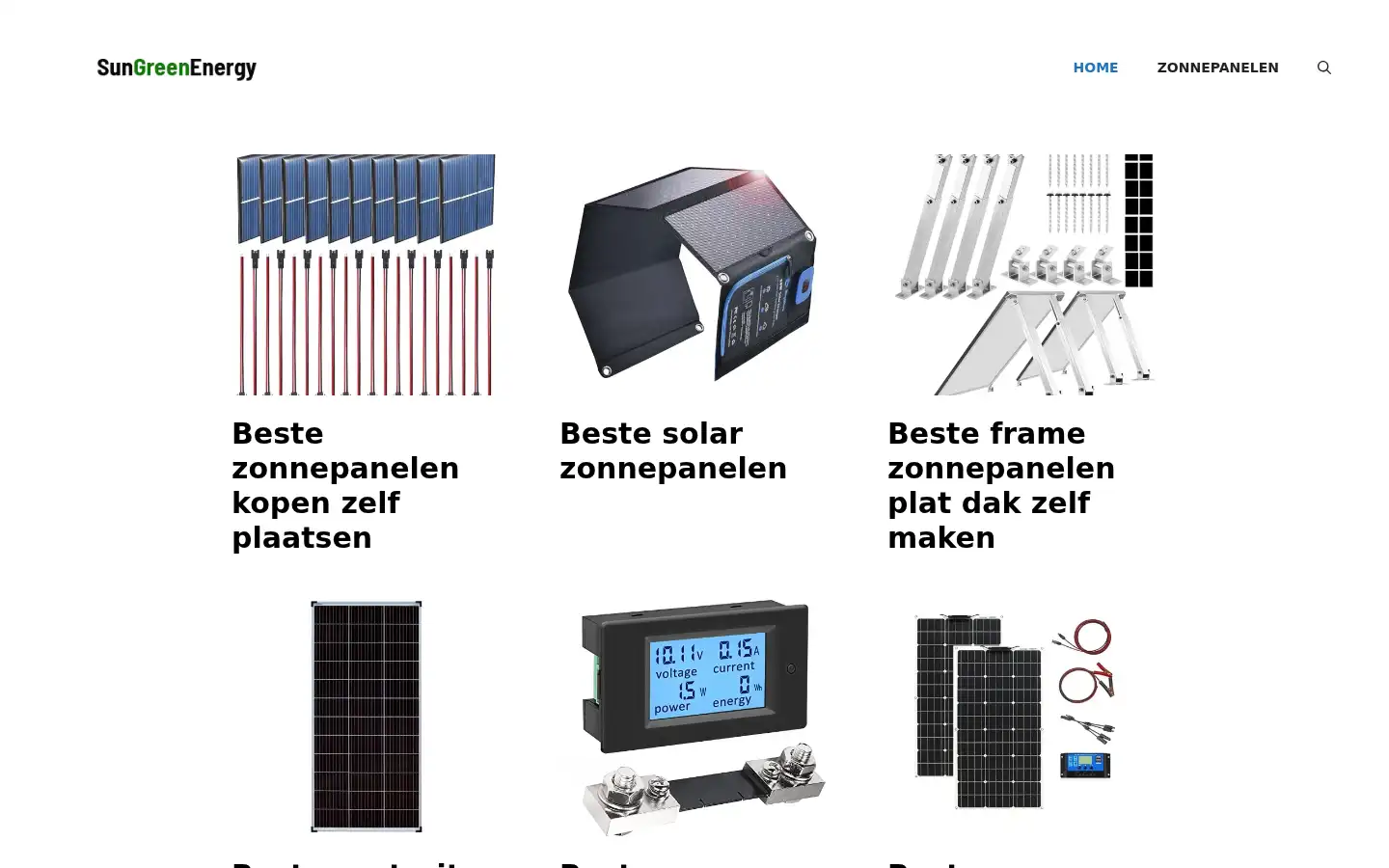 Screenshot of sungreenenergy.nl