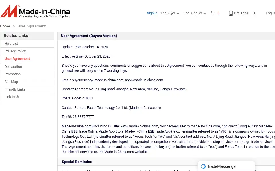 Screenshot of sunmech.en.made-in-china.com