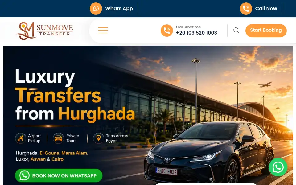 Screenshot of sunmovetransfer.com