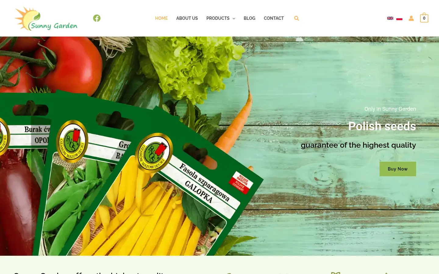 Screenshot of sunny-garden.uk