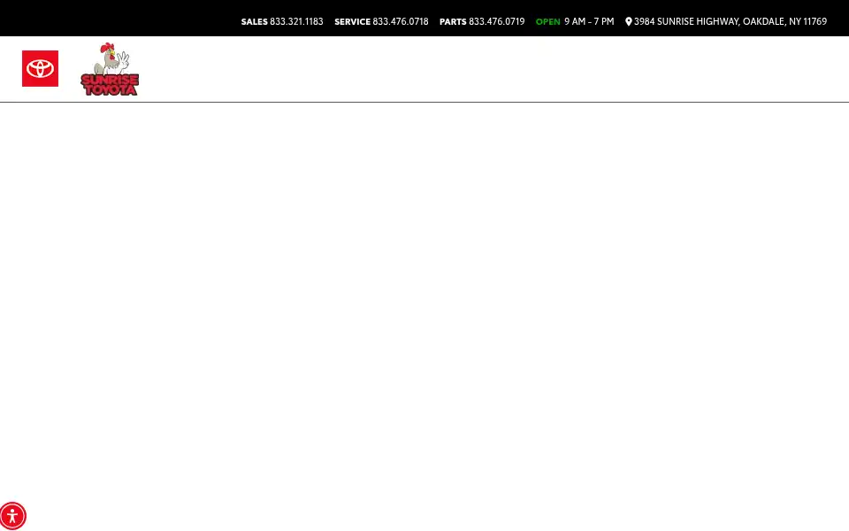 Screenshot of sunrisetoyota.com