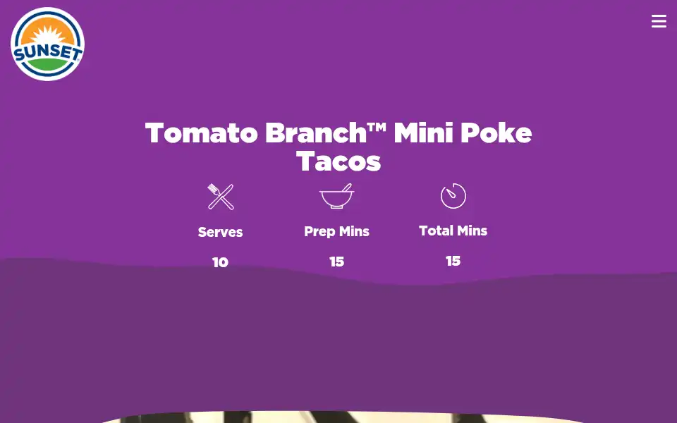 Screenshot of sunsetgrown.com