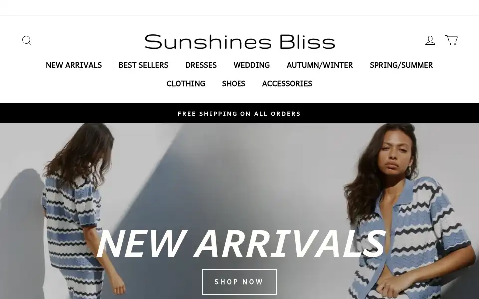 Screenshot of sunshines-bliss.com