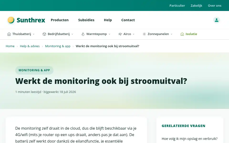 Screenshot of sunthrex.nl