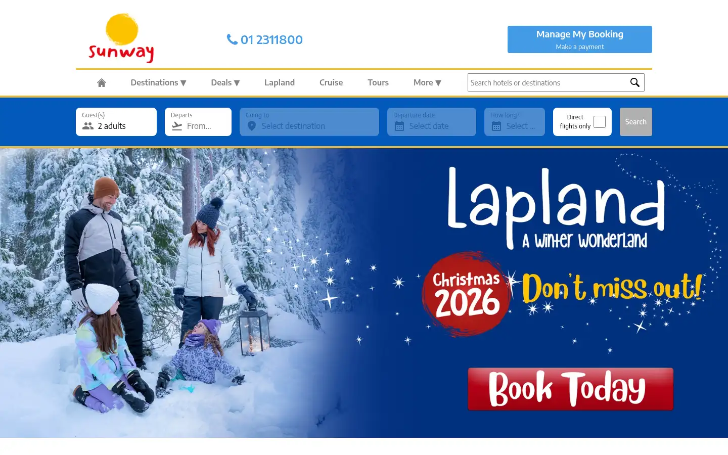 Screenshot of sunway.ie