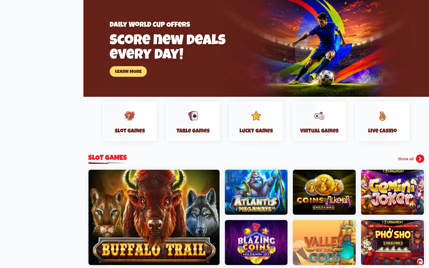 Screenshot of supacasi.com