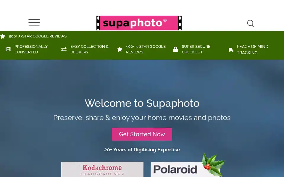 Screenshot of supaphoto.com
