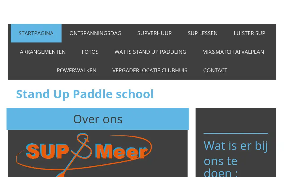 Screenshot of supenmeer.nl