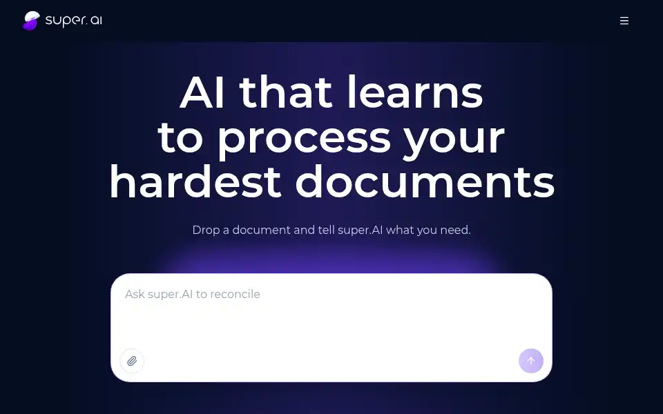 Screenshot of super.ai