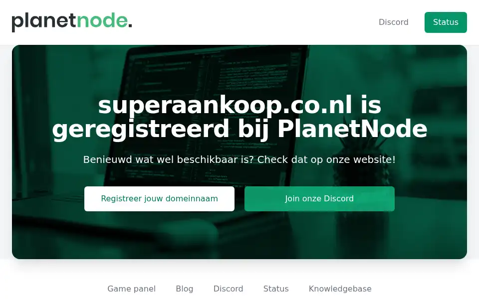 Screenshot of superaankoop.co.nl