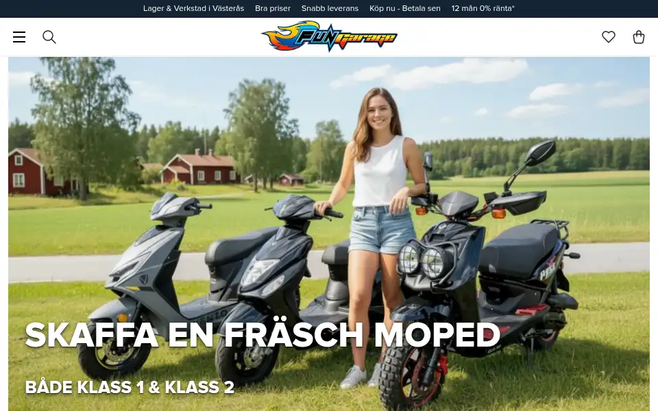 Screenshot of superbilligt.se