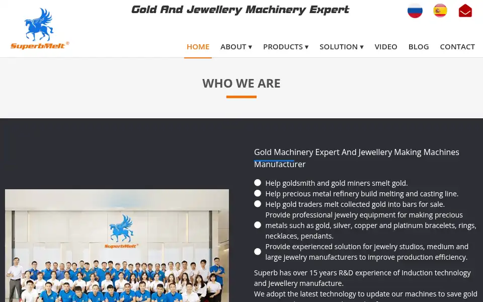 Screenshot of superbmelt.com