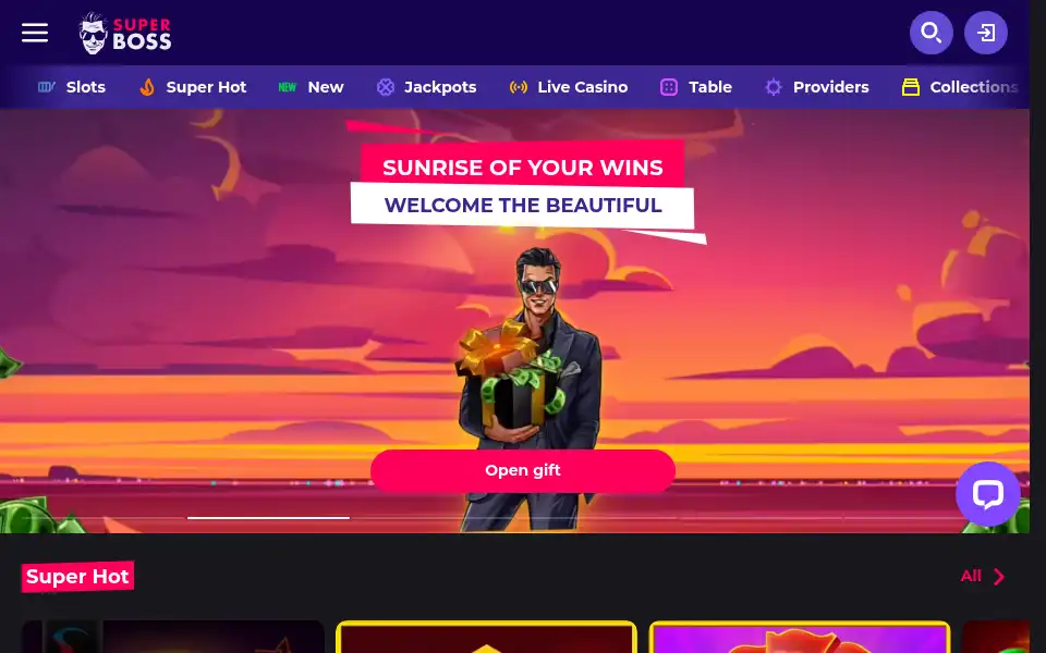 Screenshot of superboss.com
