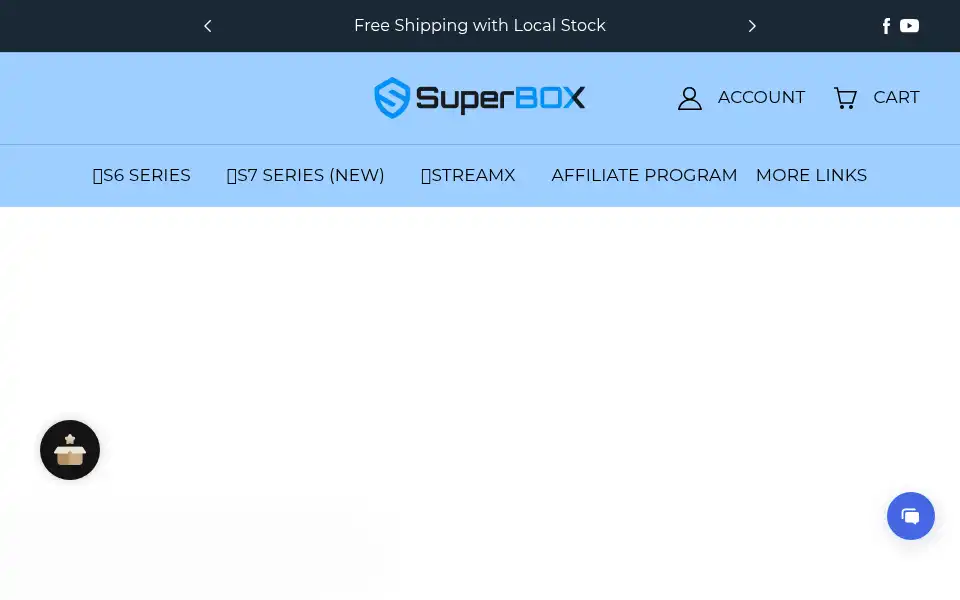 Screenshot of superboxplus.com