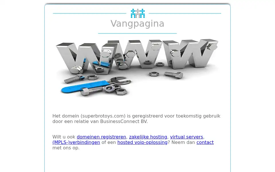 Screenshot of superbrotoys.com