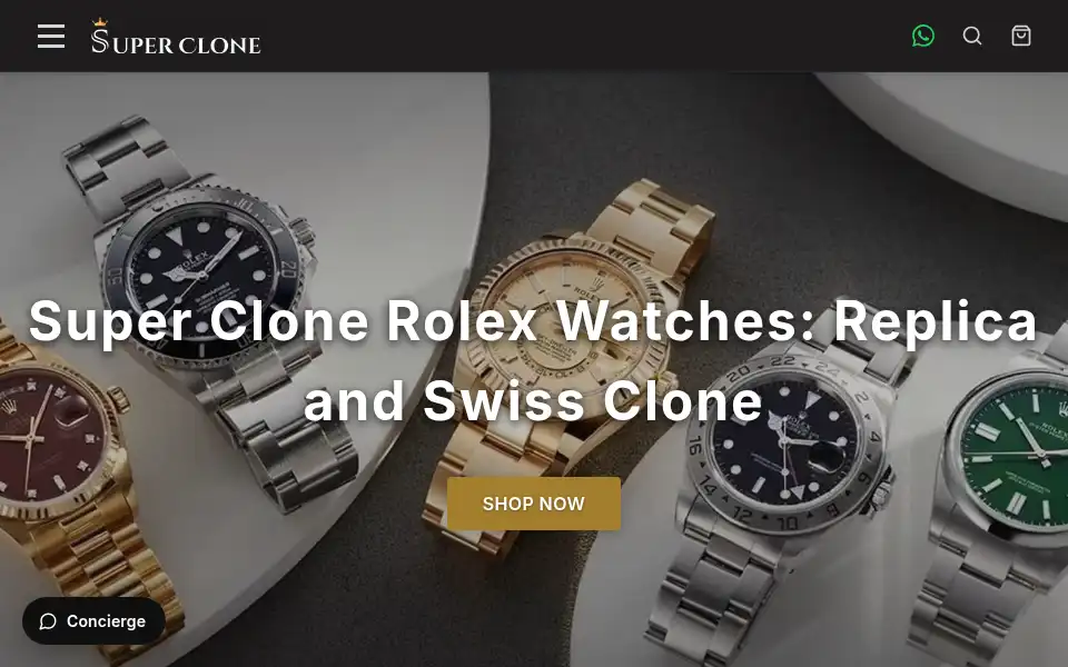 Screenshot of superclonerolex.io