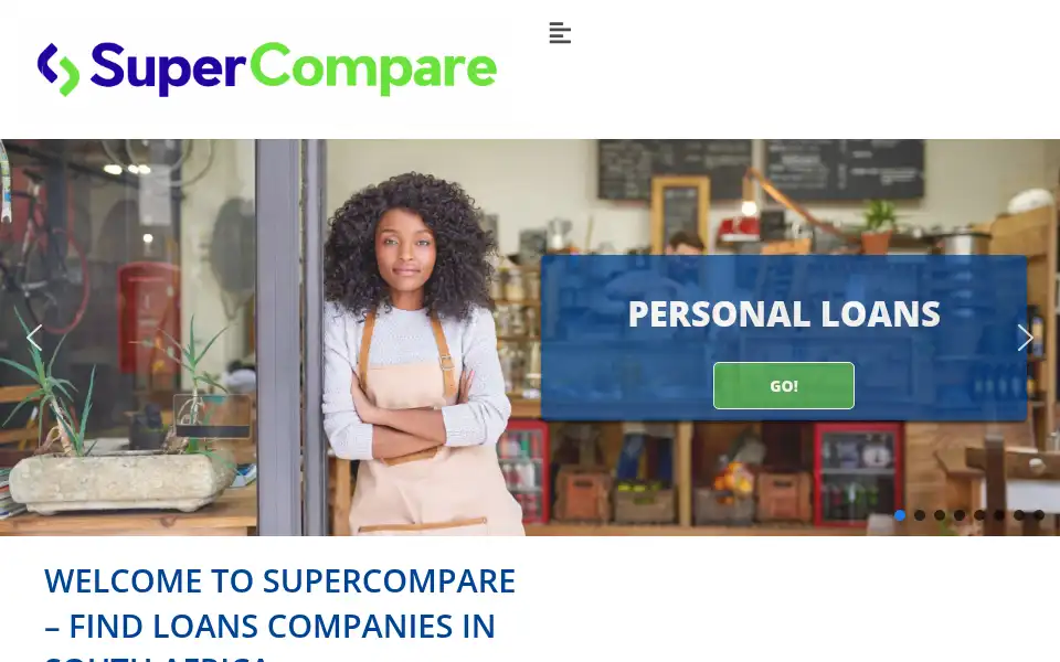 Screenshot of supercompare.co.za