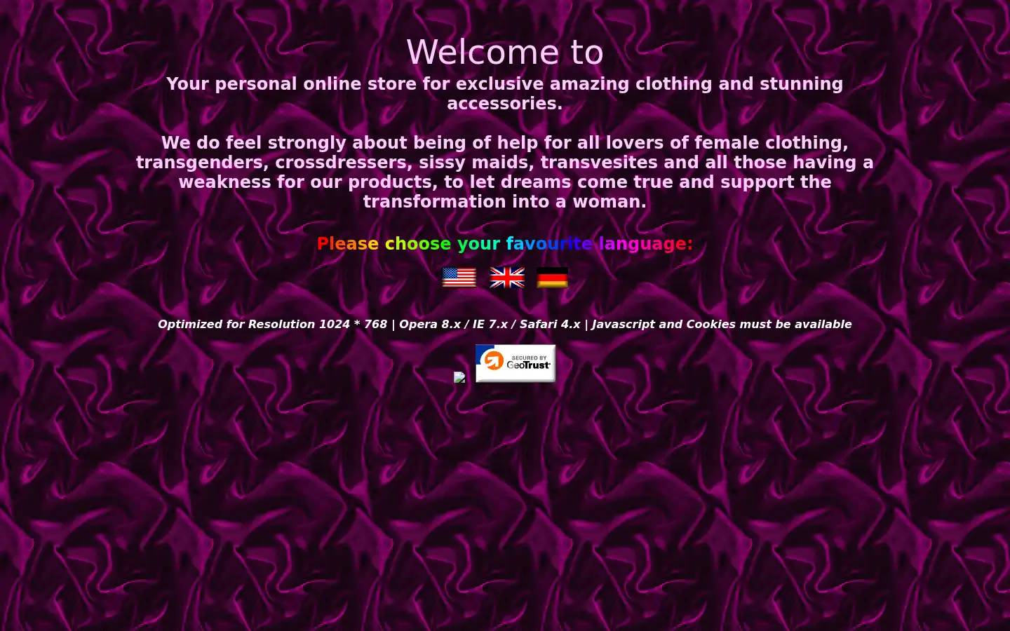 Screenshot of superdresses.com