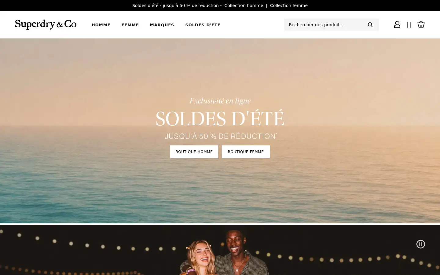 Screenshot of superdry.be