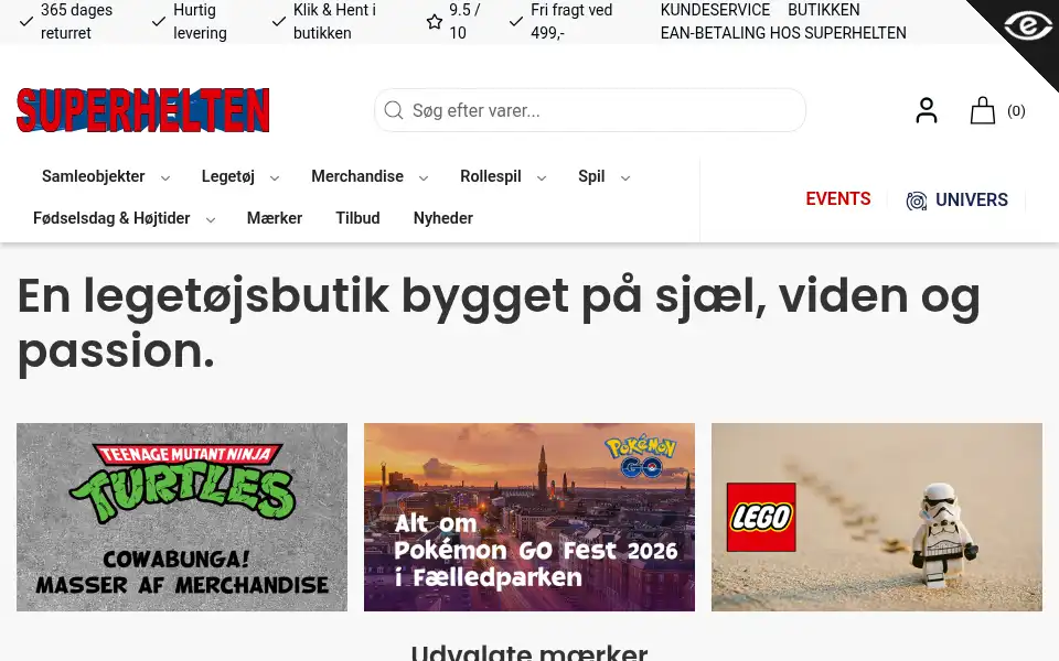 Screenshot of superheltenlegetoej.dk