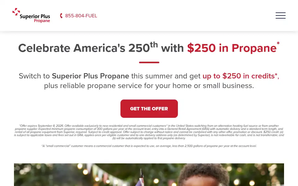 Screenshot of superiorpluspropane.com