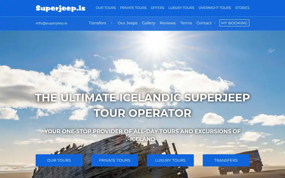 Screenshot of superjeep.is