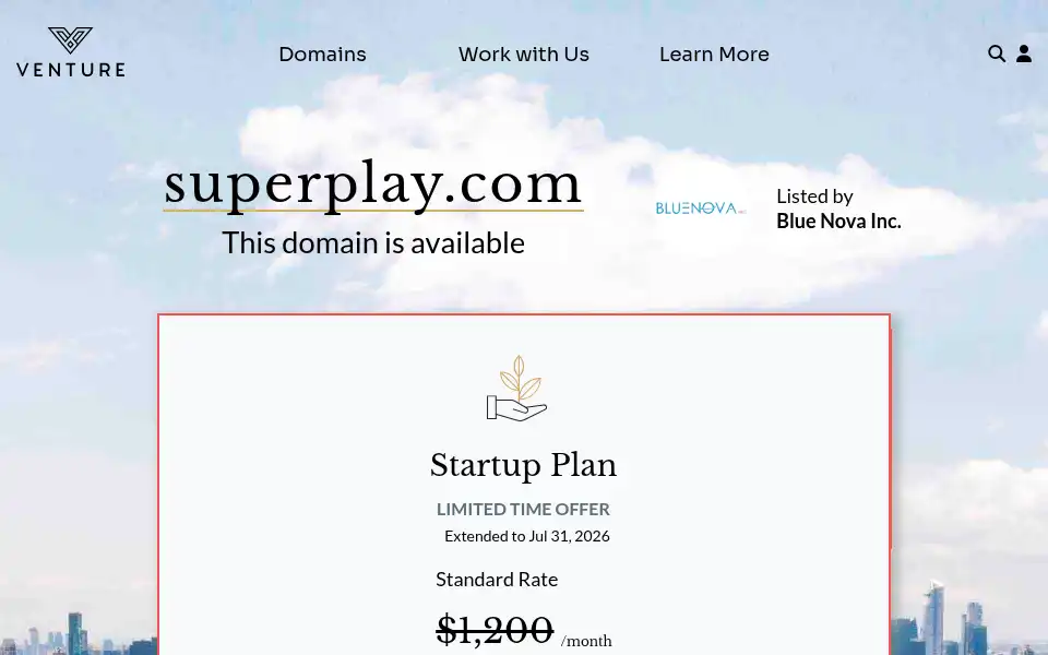 Screenshot of superplay.com