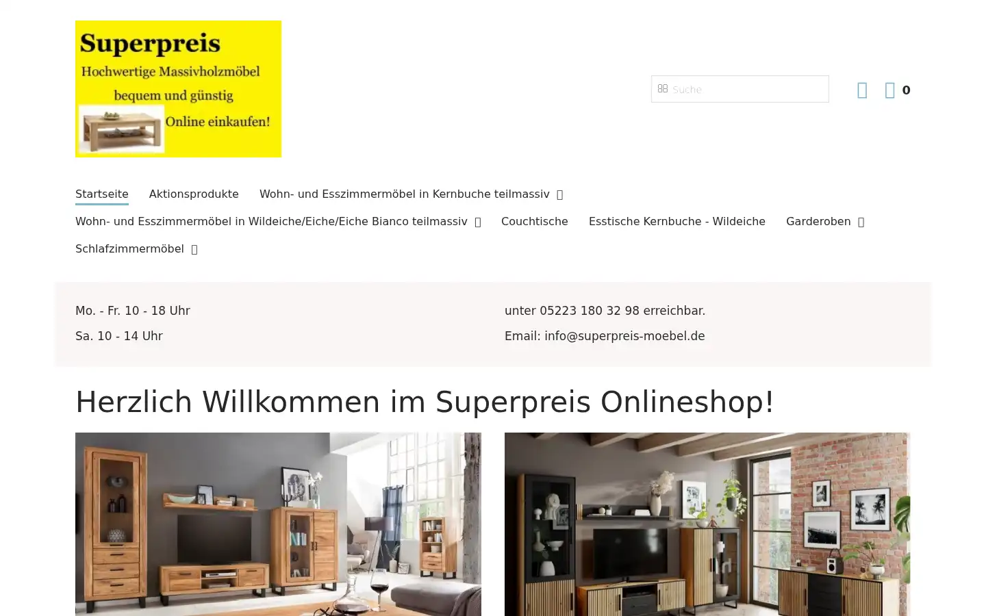 Screenshot of superpreis-moebel.de