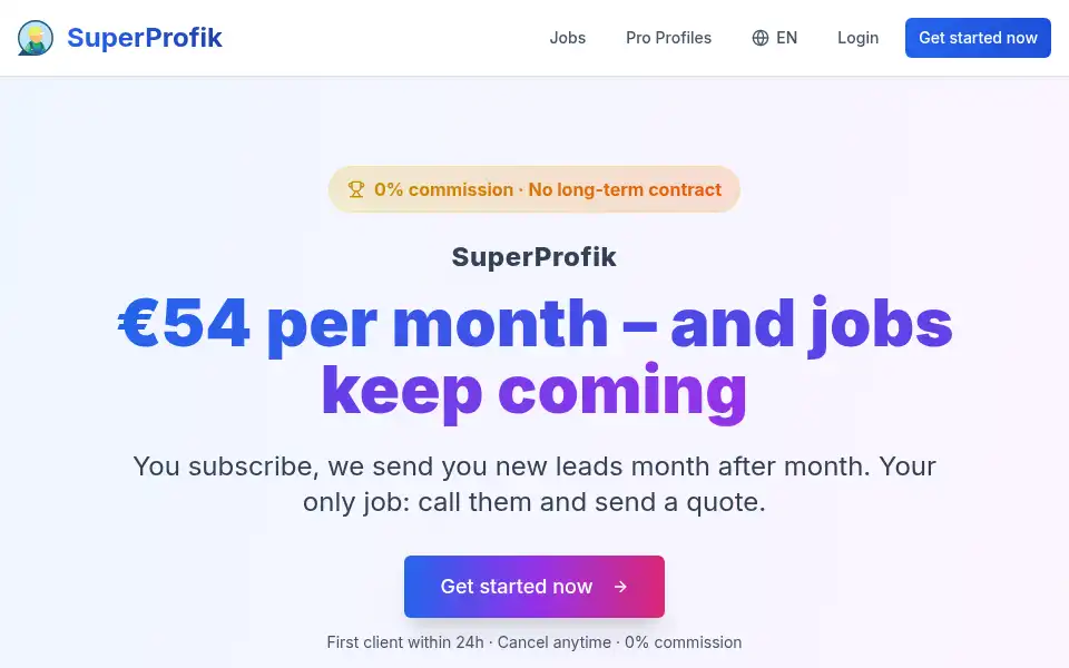 Screenshot of superprofik.com