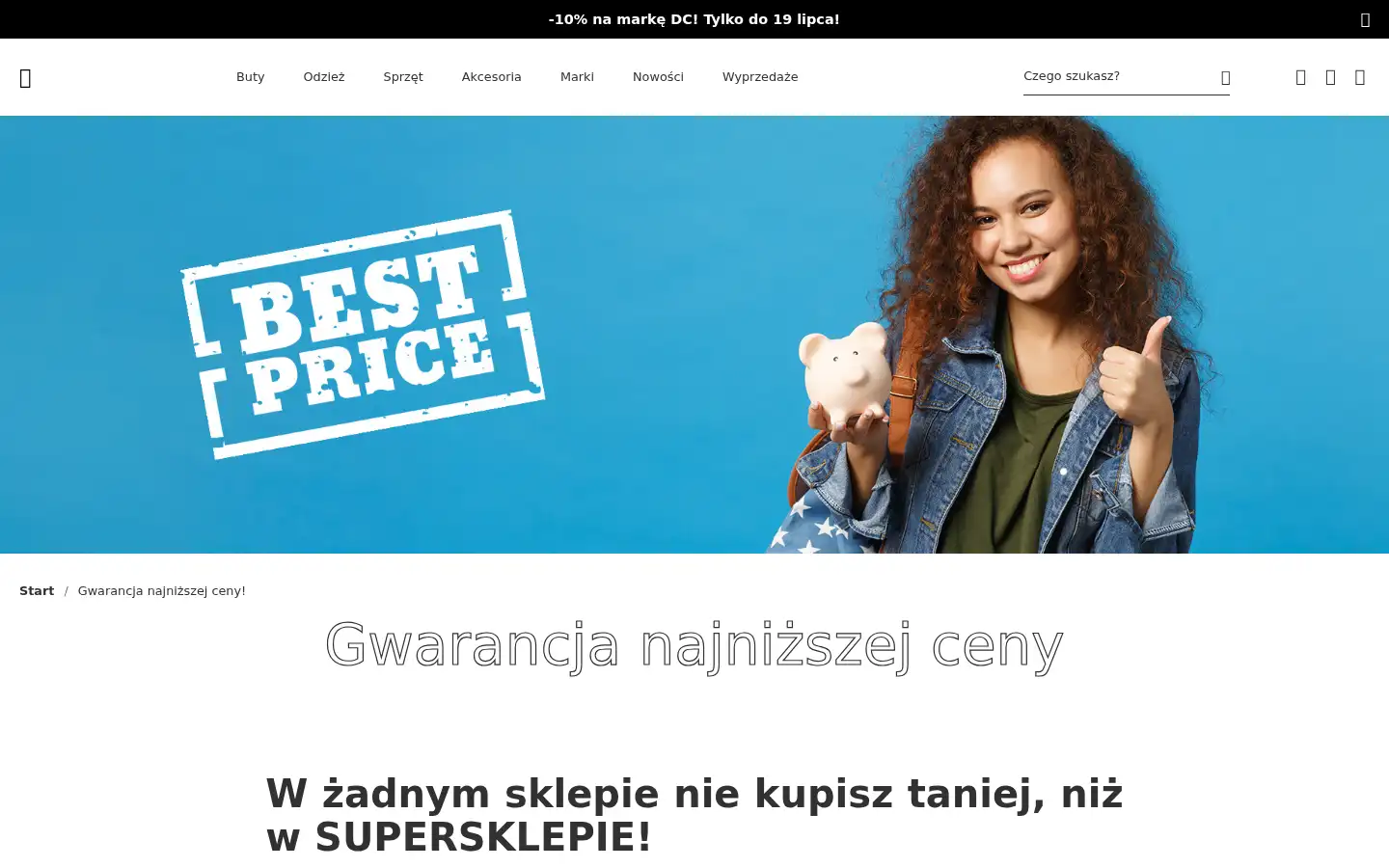 Screenshot of supersklep.pl