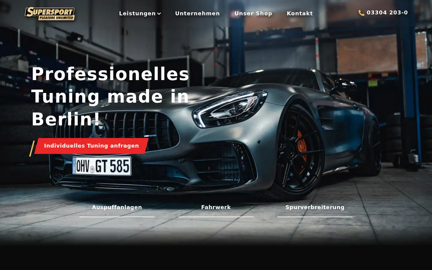 Screenshot of supersport.de