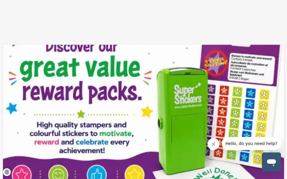 Screenshot of superstickers.com