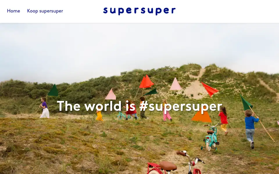 Screenshot of supersuper.nl