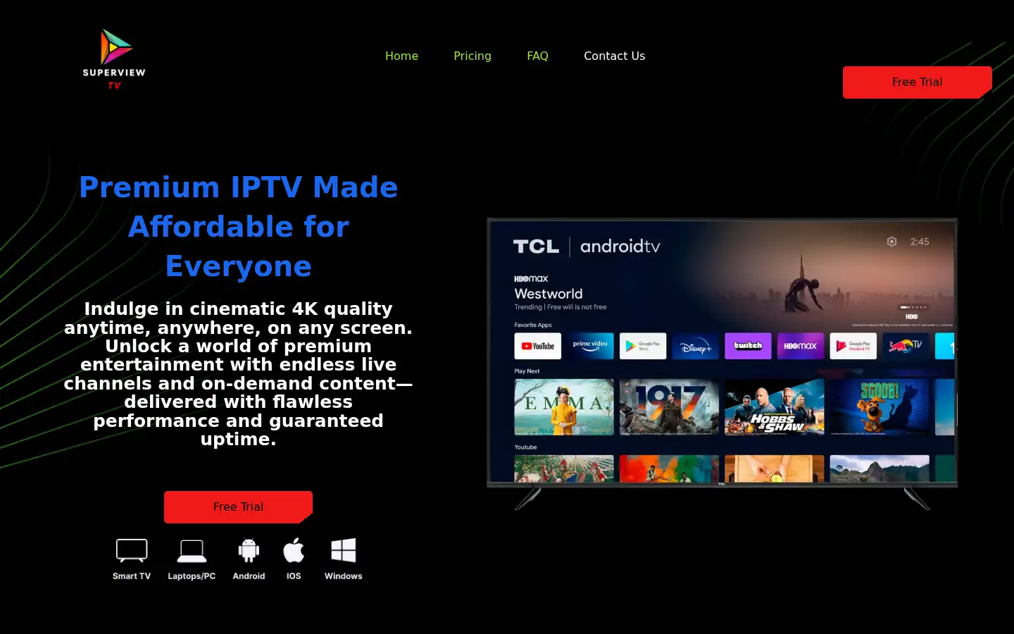 Screenshot of superviewlt.com