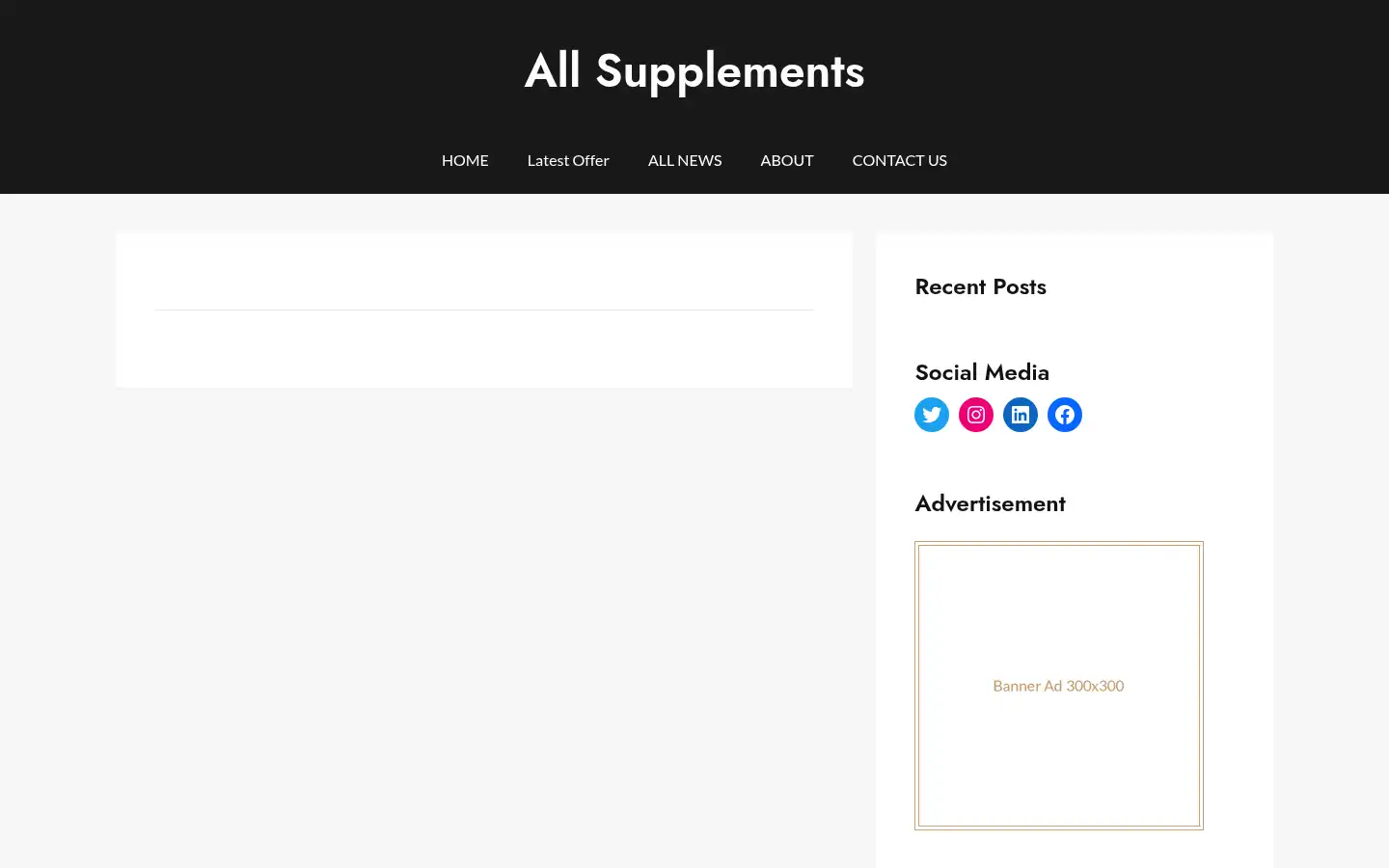 Screenshot of supplemntsall.com