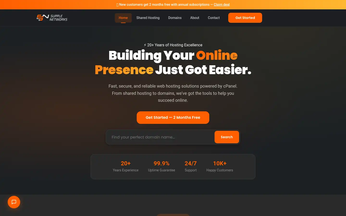 Screenshot of supplenetworks.com