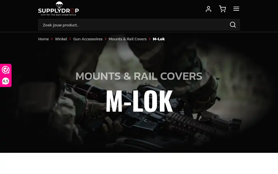 Screenshot of supplydrop.nl
