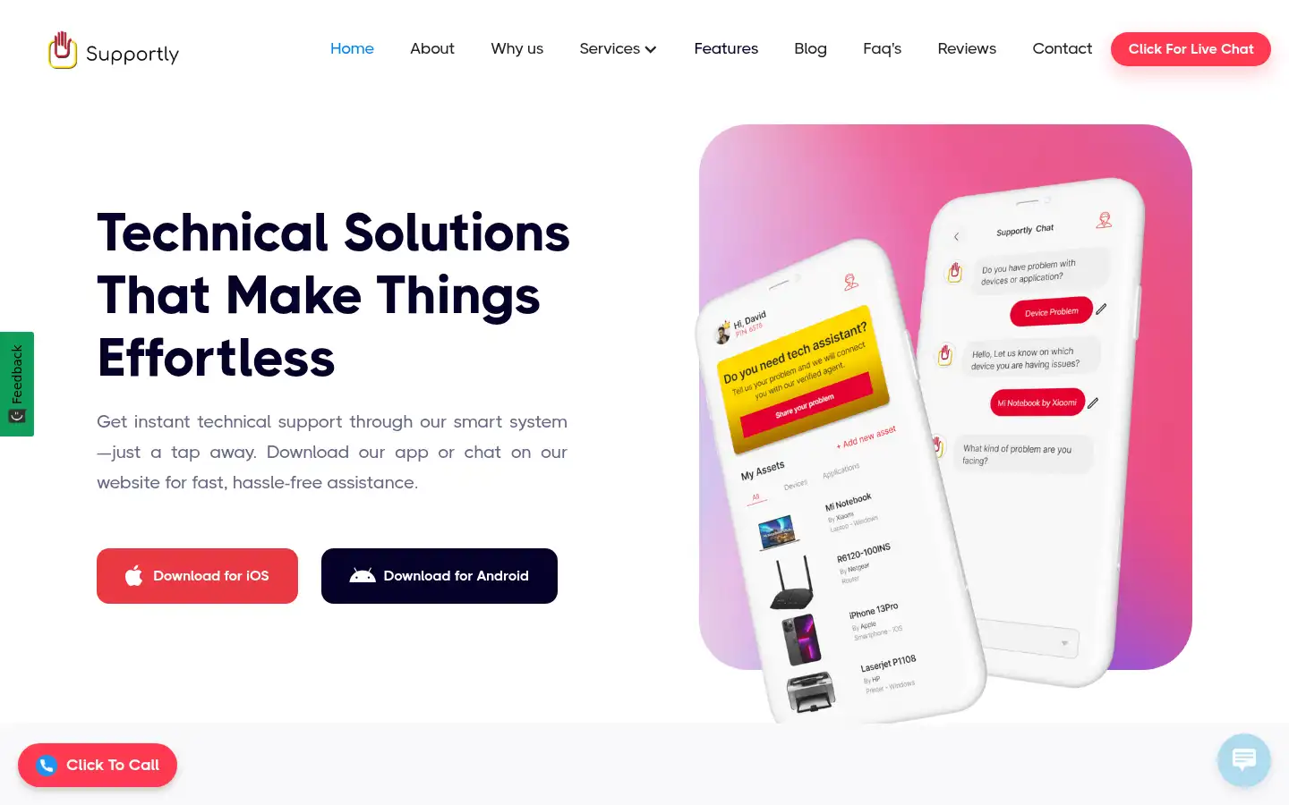 Screenshot of supportly.app